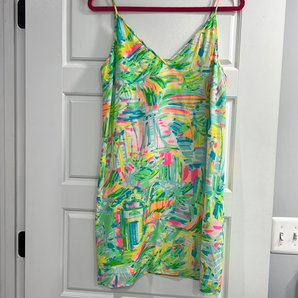Lilly Pulitzer silk bright dress